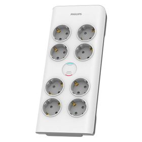 Philips SPN7080WA 8'li 2 mt 900J Akım Korumalı Priz