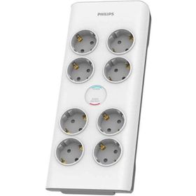 Philips SPN7080WA 8'li 2 mt 900J Akım Korumalı Priz