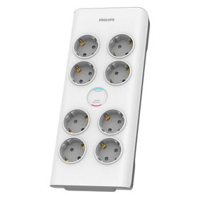 Philips SPN7080WA 8'li 2 mt 900J Akım Korumalı Priz