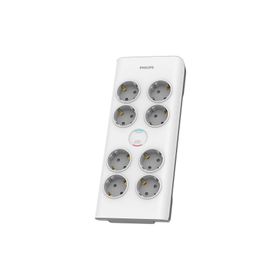 Philips SPN7080WA/62 Beyaz 900 Joules 2 mt Örgülü Kablo 8 Soket Akım Korumalı Priz
