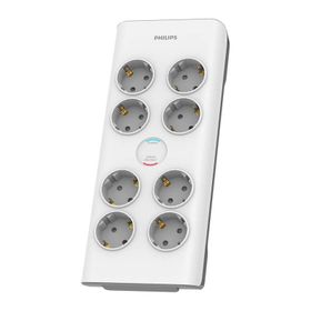 Philips SPN7080WA/62 Beyaz 900 Joules 2 mt Örgülü Kablo 8 Soket Akım Korumalı Priz