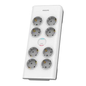 Philips SPN7080WA/62 Beyaz 900 Joules 2 mt Örgülü Kablo 8 Soket Akım Korumalı Priz