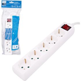 Philips SPS1050A/51 2 mt Tam Bakır Kablolu 5li Çocuk Korumalı Beyaz Priz Çoklayıcı