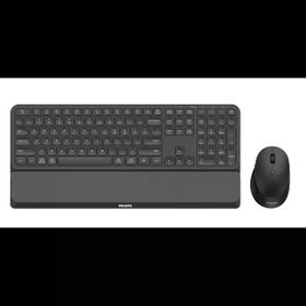 Philips SPT6607B/38 Siyah Türkçe Q 2.4 Ghz ve Bluetooth Kablosuz Bilek Destekli Multimedya Klavye Mouse Set