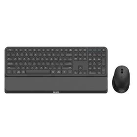 Philips SPT6607B/38 Siyah Türkçe Q 2.4 Ghz ve Bluetooth Kablosuz Bilek Destekli Multimedya Klavye Mouse Set
