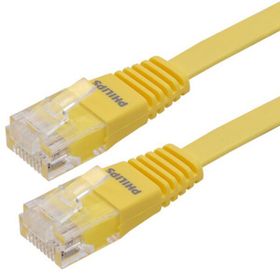 Philips SWA1949W/93-3 Sarı Yassı Flat UTP 3 mt Cat 6 Kablo