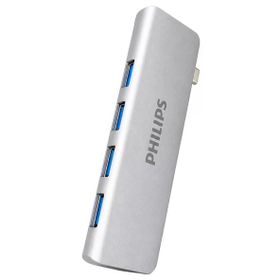 Philips Swr1604p/93 Usb-C To 4 Port Usb 3.0 Ultra İnce Alüminyum Hub Çoklayıcı
