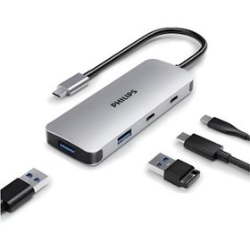 Philips SWR1651A Type-C to 2xUSB-A 3.2 ve 2xUSB-C PD 100W HUB Çoklayıcı Adaptör