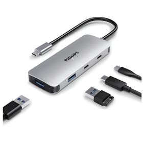 Philips SWR1651A Type-C to 2xUSB-A 3.2 ve 2xUSB-C PD 100W HUB Çoklayıcı Adaptör