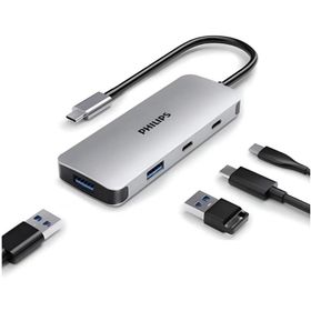 Philips SWR1651A Type-C to 2xUSB-A 3.2 ve 2xUSB-C PD 100W HUB Çoklayıcı Adaptör