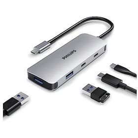 Philips SWR1651A Type-C to 2xUSB-A 3.2 ve 2xUSB-C PD 100W HUB Çoklayıcı Adaptör