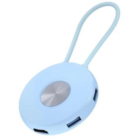 Philips SWR1670 Type-C to 3xUSB 3.0 HDMI PD 3.0 Mavi Dönüştürücü Adaptör