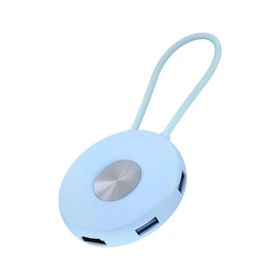 Philips SWR1670 Type-C to 3xUSB 3.0 HDMI PD 3.0 Mavi Dönüştürücü Adaptör