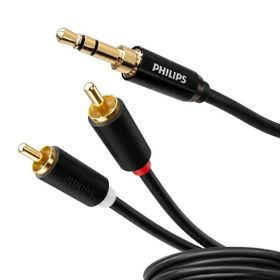 Philips Swr2121b/93 2 mt 3.5 mm Stereo 2 Rca Aux Ses Kablosu