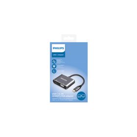 Philips SWV6021/00 USB-C HDMI ve VGA Adaptör