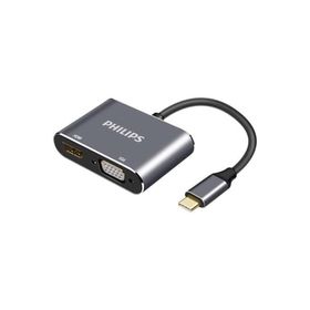 Philips SWV6021/00 USB-C HDMI ve VGA Adaptör
