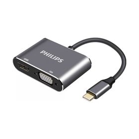 Philips SWV6021/00 USB-C HDMI ve VGA Adaptör