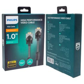 Philips SWV9009 1 m Örgülü 15 Pinli 1080P VGA Kablosu