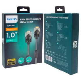 Philips SWV9009 1 m Örgülü 15 Pinli 1080P VGA Kablosu