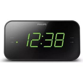 Philips TAR3306 Siyah FM Radyolu Alarmlı Masa Saati