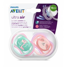Philips Ultra Air 18 Ay+ Pembe Avent İkili Emzik