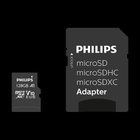 Philips Ultra Speed FM12MP45B Class 10 UHS-I U1 A1 V10 128 GB Micro SD Kart