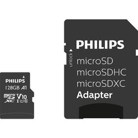 Philips Ultra Speed FM12MP45B Class 10 UHS-I U1 A1 V10 128 GB Micro SD Kart