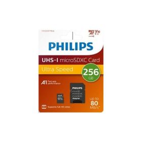 Philips Ultra Speed FM25MP45B Class 10 UHS-I U1 A1 V10 256 GB Micro SD Kart