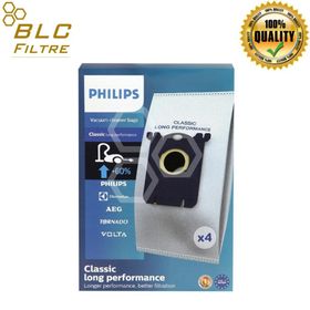 Philips Universe S-Bag 4'lü Süpürge Toz Torbası