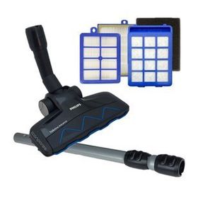 Philips Uyumlu FC 9924 Süpürge Borusu TriActive Başlık Ön ve Hepa Filtre