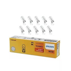 Philips W5W T10 12V 5W Standart 10'lu Paket Park Ampulü
