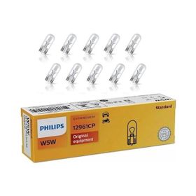 Philips W5W T10 12V 5W Standart 10'lu Paket Park Ampulü