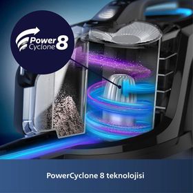 Philips XB7151/07 Marathon Daily Torbasız Elektrikli Süpürge