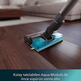 Philips XC7057/01 Aqua Plus 7000 Islak Kuru Şarjlı Dikey Süpürge