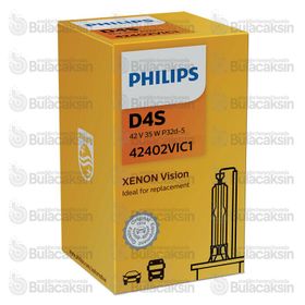 Philips Xenon D4s Zenon 4400K Far Ampülü