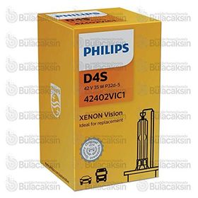 Philips Xenon D4s Zenon 4400K Far Ampülü