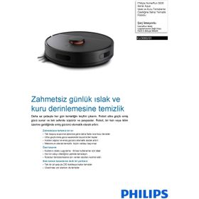 Philips XU3000/01 Homerun 3000 Aqua Siyah Robot Süpürge Teşhir-Outlet