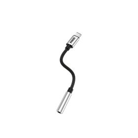 Phixi Basic CA111 Metal Başlıklı Örgü Type-C To 3.5 mm Jack Çevirici Kablo