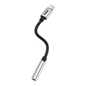 Phixi Basic CA111 Metal Başlıklı Örgü Type-C To 3.5 mm Jack Çevirici Kablo