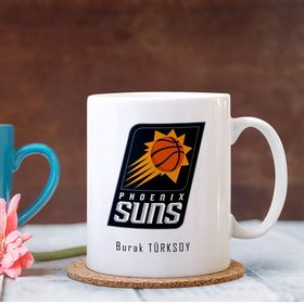 Phoenix Suns Beyaz Erkek Sweatshirt