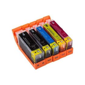 Photo Print Canon Pixma TS-6250 580XL/ Clı 581XL 5 Renk Muadil Kartuş Seti