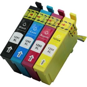 Photo Print Epson Stylus Office BX305FW Uyumlu T1291-1292-1293-1294 4 Renk Muadil Kartuş Takım