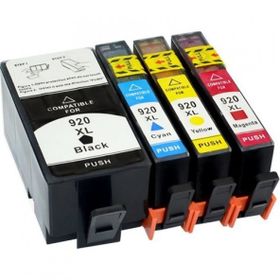Photo Print HP Officejet 7500A Renkli 920XL Muadil Kartuş Takım
