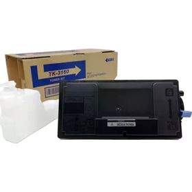 Photo Print Kyocera Ecosys P3045DN TK-3160 Chipli Siyah İthal Muadil 12.500 Sayfa Toner