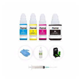 Photoink 8681986506070 Canon TS3050 İçin Renkli Kartuş Dolum Seti