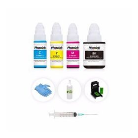 Photoink 8681986506070 Canon TS3050 İçin Renkli Kartuş Dolum Seti