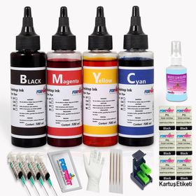 Photoink 8681986506179 Hp Deskjet 2136 Renkli Kartuş Dolum Seti