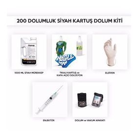 Photoink 8681986508852 Hp Designjet 750C Renkli Kartuş Dolum Seti