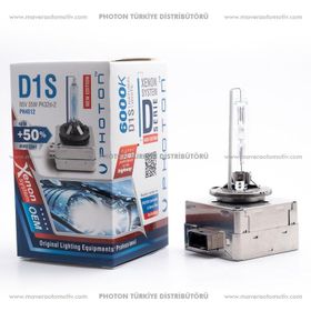 Photon D1S 6000K +%50 Fazla Işık Oem Far Ampülü