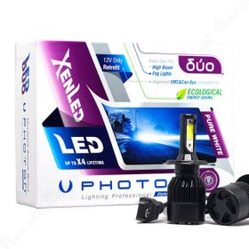 Photon Duo Serisi Led Headlight Beyaz Işık 12V Led Xenon H4 Far Ampülü